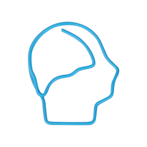 Xác minh Nhà cung cấp vàng tùy chỉnh phần cơ thể Organ vui vẻ ưa thích độc đáo đầu con người não hình trang trí giấy Clip - Product Image 5