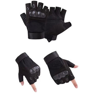 Moda yarım parmak kaymaz taktik eldiven koruyucu donanım açık spor Fitness motosiklet egzersiz - Product Image 5