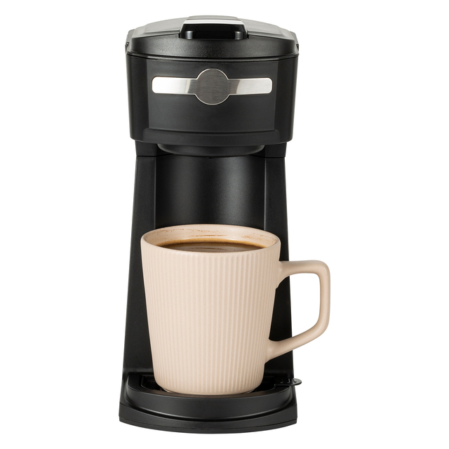 Single Serve K Cup Capsule Coffee Maker 6 to 14 0z Brew Sizes,Auto Shut Off& Reusable Filter