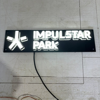 Letrero Luminoso Personalizado con Letras de Canal 3D con Retroiluminación LED, Logotipo Comercial Iluminado en Acrílico para Decoración de Fachada de Tienda