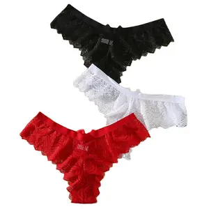 Calcinhas das mulheres S-XL Soft Respirável Tanga Roupa Interior Pantys Low-Cintura Algodão Thongs Femme G-string Interesse Cuecas Sexy