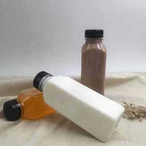 ภาชนะบรรจุน้ำผลไม้พลาสติกใสทรงสี่เหลี่ยมขนาด1ออนซ์2ออนซ์พร้อมฝาปิดขายส่ง - Product Image 4