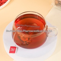 Teh Rasa Bunga Delapan Harta Karun 150g Teh Kemasan Campuran Buatan Tangan dengan Kurma Merah dan Goji Berry 30 Sachet untuk Kesehatan Ginjal Pria