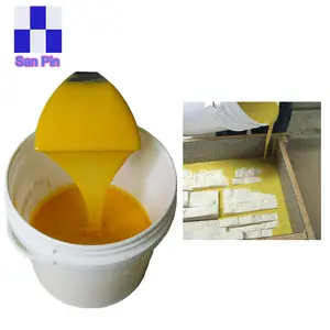 Tin cure RTV2 silicone rubber for artificial stone molds making RTV2 San Pin Silicone Factory Price