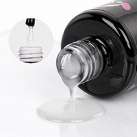 Vernis à ongles gel UV LED personnalisé, non-jaunissant, super brillant, écologique, sans cruauté, couche de finition trempée, tenue 3-4 semaines, base transparente