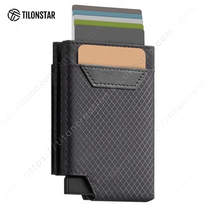 TILONSTAR TVC511-Cartera con bloqueo RFID personalizable, elegante y segura, plegable, de tela impermeable, tarjetero - Product Image 6
