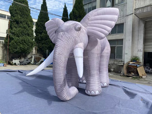 Modèle d'éléphant gonflable, zoo, parc d'attractions, cirque, décoration publicitaire - Product Image 4