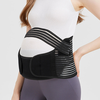 Ceinture de soutien lombaire et abdominale professionnelle en nylon élastique respirant et réglable pour la maternité