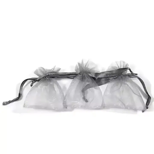 Imprimé personnalisé argent 3x4 <span class=keywords><strong>lavande</strong></span> pure Organza enveloppe cadeau Rose sacs à provisions mariage cordon bijoux mini <span class=keywords><strong>sac</strong></span> - Product Image 1