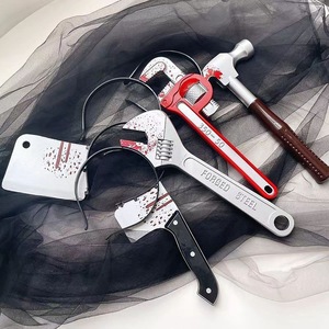 ที่คาดผมรูปประแจสำหรับงานปาร์ตี้ฮาโลวีน ใช้กลางแจ้ง ขนาด 50 มม. สีแดง - Product Image 3
