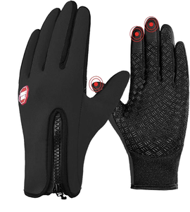 Guantes de Invierno para Hombre y Mujer, Completos, Impermeables, Resistentes al Viento, Compatibles con Pantalla Táctil, para Actividades al Aire Libre, Senderismo, Pesca, Ciclismo - Product Image 2