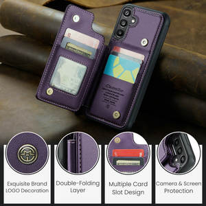 CaseMe Cartera RFID de Gran <span class=keywords><strong>Capacidad</strong></span> para Mujer, Funda de Teléfono con Soporte Magnético, Soporte de Crédito para Samsung A56, A55, A54, A53 - Product Image 3