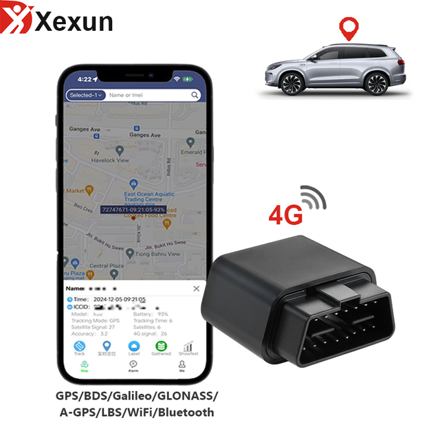 4G LTE Rastreador GPS 4G OBD 2 con Monitoreo de Combustible OBD II GPS Tracker for Car and Truck Fleet with CANBUS
