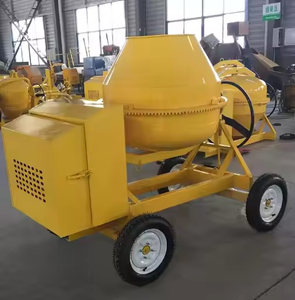 Bétonnière électrique compacte zéro émission, mobile, série Yellow Tank, capacité 280L, productivité 4-5m³/h, facile à utiliser - Product Image 5