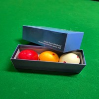 Boîte aléatoire Xikuno, 3 boules de billard coréen, jeu de billard, ensemble de boules de carambole de 61,5 mm