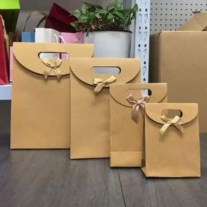 Wholesale Custom Gift Bag Flip-Top Perforated Adhesive Packaging Bag Gift Carry-Handle Packaging Paper Bag - Product Image 4