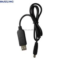 Cable de conversión de voltaje USB 12V cable de carga de orificio redondo 9V enrutador módem óptico cable de alimentación USB a interfaz 4,0/5,5/3,5