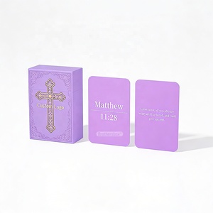 Tarjetas de Afirmación Cristianas Personalizadas de Alta Calidad con 52 Escrituras Mapeadas, Tarjetas de Bendición Cristianas Personalizadas - Product Image 2