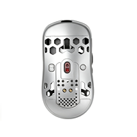 Souris personnalisée en alliage magnésium-aluminium MTV7, souris creuse légère PAW3950 42000 DPI, souris de jeu double 8 kHz OEM/ODM