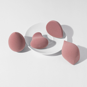 ชุดฟองน้ำแต่งหน้าหลากหลายรูปทรง รูปหยดน้ำ ขอบแบน และแบบละเอียด ฟองน้ำเครื่องสำอางเนื้อนุ่ม ปราศจากน้ำยาง รับผลิตแบบ OEM/โลโก้สั่งทำ - Product Image 2
