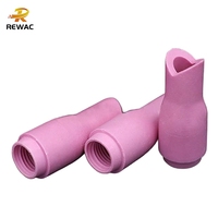 Embouts de buse en céramique TIG 10N avec ouvertures concaves, convexes et angulaires pour les pièces et accessoires de torche de soudage WP17 WP18 WP23 WP26