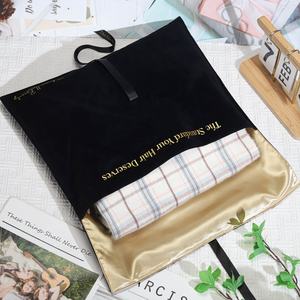 35*30Cm vestiti di velluto per bambini busta custodia per <span class=keywords><strong>scarpe</strong></span> con Logo personalizzato stampato in pelle scamosciata regalo fascio di capelli patta polvere busta di velluto - Product Image 3