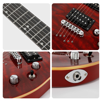 Guitare électrique haut de gamme Torneo The Bullfighter - Corps de guitare en bois d'acajou ST, manche en érable, plusieurs options de couleurs