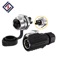 Connecteur d'alimentation de haute qualité, étanche IP68, circulaire, LP16, à broches estampillées, 2/3 broches, pour alimentation électrique