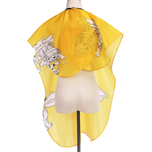 Wanmei Hairdressing Cape Yellow Non-Stick Hair <b>Childrens</b> Salon Haircut <b>Apron</b> - Product Image 5