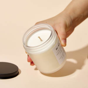 חדש למכירה חם ענבר ירוק מט לבן צנצנות פנר יוקרתי לבן צנצנות ריק 8 כלי הנר - Product Image 6