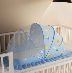 Moustiquaire moderne pour bébé, tente yourte à couverture intégrale, pliable, universelle, pour berceau et lit bébé, pour nouveau-nés et enfants en été - Product Image 4