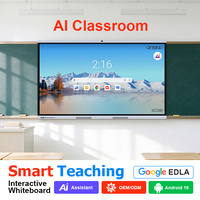 Papan Tulis Interaktif Layar Sentuh 4K UHD dengan Kamera AI dan Berbagi Nirkabel untuk Ruang Rapat dan Kelas Pintar