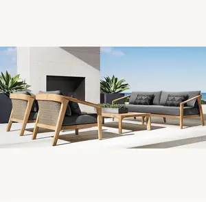 Sassanid Outdoor Most Wanted Patio Garden Luxury Hotel Outdoor Furniture set Malta Teak Collection living room furniture