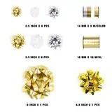 High Tenacity Double Face Grosgrain <b>Ribbons</b> Glitter Printed Polyester with Wired Edges for Gift Packaging & Home Decor - Product Image 3