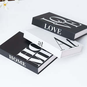 Livre factice décoratif de luxe personnalisé pour salon, hôtel, club, décoration de maison, modèle de couverture rigide vide - Product Image 3