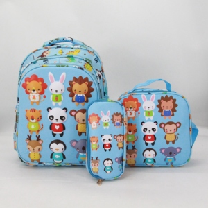 दोपहर के भोजन बॉक्स पेंसिल केस के साथ <span class=keywords><strong>3</strong></span> स्कूल बैग - Product Image 2