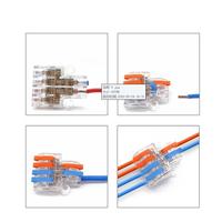 Connecteur d'épissure avec leviers Terminal Wagos 221413 Terminal 221 413 Connecteur 3 voies Fil Terminal 221-413 Connecteur
