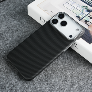 เคสโทรศัพท์กันกระแทกแม่เหล็ก TPU ผิวด้านใหม่ล่าสุดลายคาร์บอนไฟเบอร์สำหรับ iPhone 17 PRO <span class=keywords><strong>MAX</strong></span> กรอบหลังป้องกันแบบบาง - Product Image 4