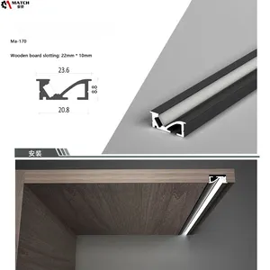 Super schlanke 1m 2m LED-Linear leuchten für Schrank unter Schrank beleuchtung mit Silikon diffusor