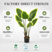 Plante artificielle Oiseau de paradis, fausse verdure tropicale pour la décoration de mariage, de fête, d'événement, de toile de fond, de maison et de bureau