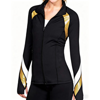 Tenues d'échauffement personnalisées en polyester/spandex imprimées pour les équipes de cheerleading universitaires – Services de conception gratuits OEM
