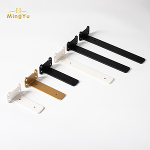 Nhiệm vụ nặng nề gang kim loại công nghiệp màu đen nổi Kệ Khung phần cứng hỗ trợ ẩn L Kệ chân đế - Product Image 2