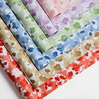 Papier d'emballage pour fleurs fraîches d'été, plastique imperméable, DIY, cadeau fait main, boutique de fleurs en papier