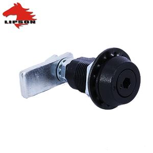 Serrure de poignée de panneau sans clé en alliage de zinc avec mécanisme de verrouillage cylindrique pour usage industriel - Product Image 5