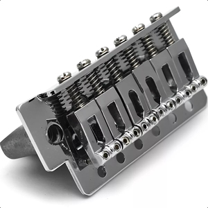 Nhà Máy Bán buôn màu đen hoặc bạc ST phong cách Chrome phụ kiện thay thế Stratocaster guitar điện Tremolo cầu thiết lập - Product Image 5