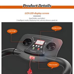 Caminadora Eléctrica Plegable para Adultos Mayores, Uso Doméstico, Capacidad de 100 kg, Tipo de Accionamiento Mecánico, Pantalla LCD, Velocidad de 1-6 km/h - Product Image 4