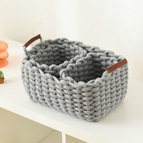 Nordic Storage Basket Bedroom Home Light Luxury Dirty Clothes Basket Weaving