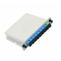 Splitter Serat Optik 1x8 PLC Tipe Inset PLC Splitter SC UPC 1*8 PLC Fiber Optical Splitter LGX