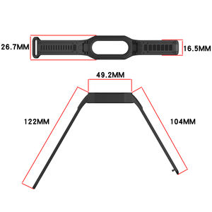 HUANLONG correa de silicona para Xiaomi Mi Band 9 8 7 6 5 Smartwatch reemplazo deporte correas impermeables ajustables - Product Image 2