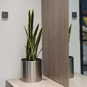 Macetas y jardineras <span class=keywords><strong>de</strong></span> metal <span class=keywords><strong>para</strong></span> jardín, grandes, redondas, baratas, blancas, fabricante a la venta - Product Image 2